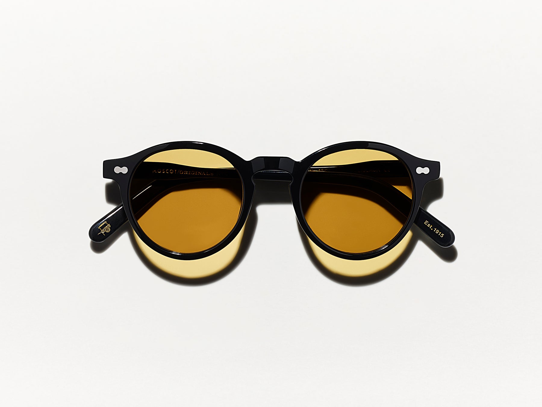 The MILTZEN Black with Amber Tinted Lenses The MILTZEN Black with Amber Tinted Lenses