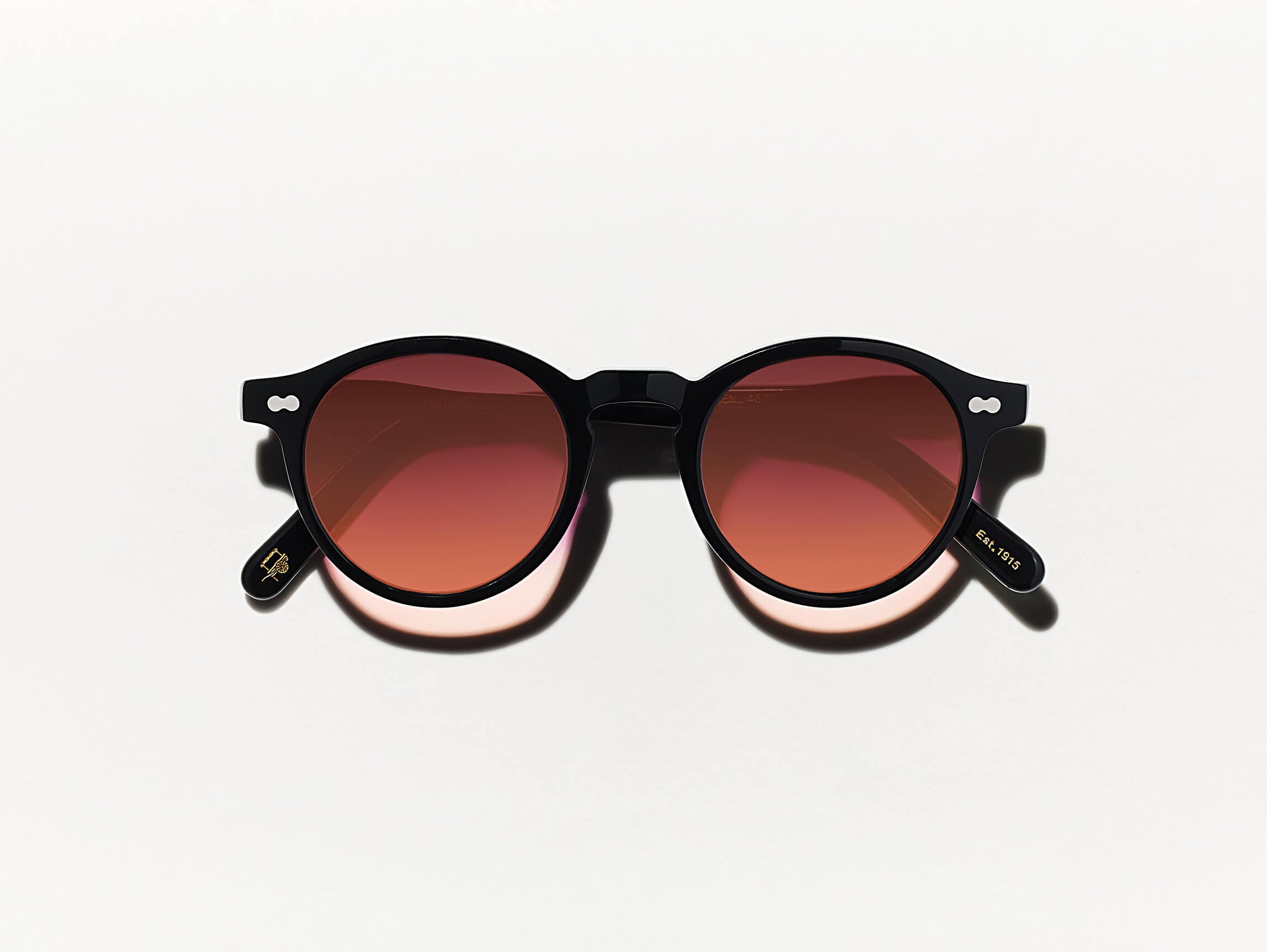 The MILTZEN Black with Cabernet Tinted Lenses