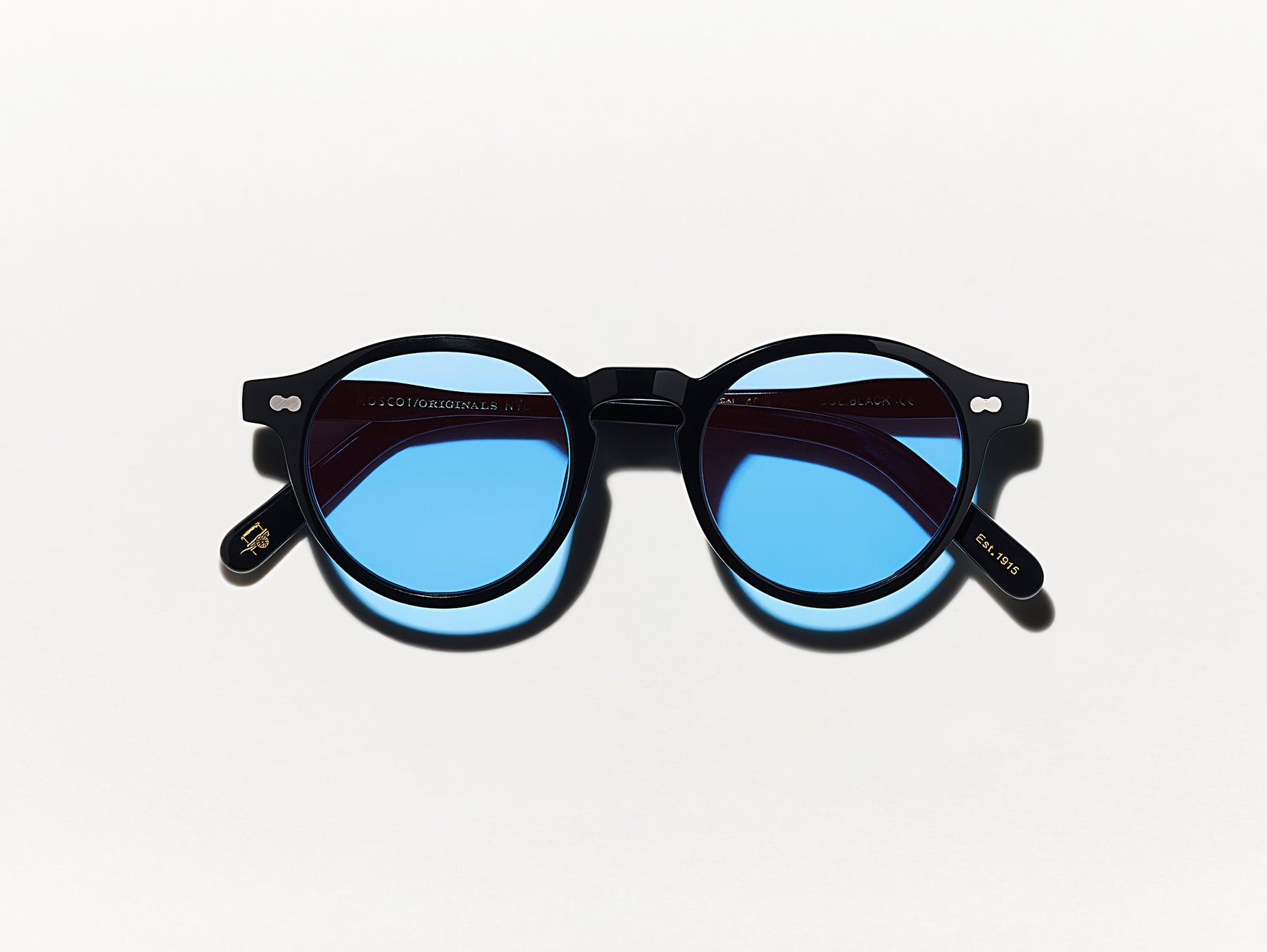 The MILTZEN Black with Celebrity Blue Tinted Lenses The MILTZEN Black with Celebrity Blue Tinted Lenses