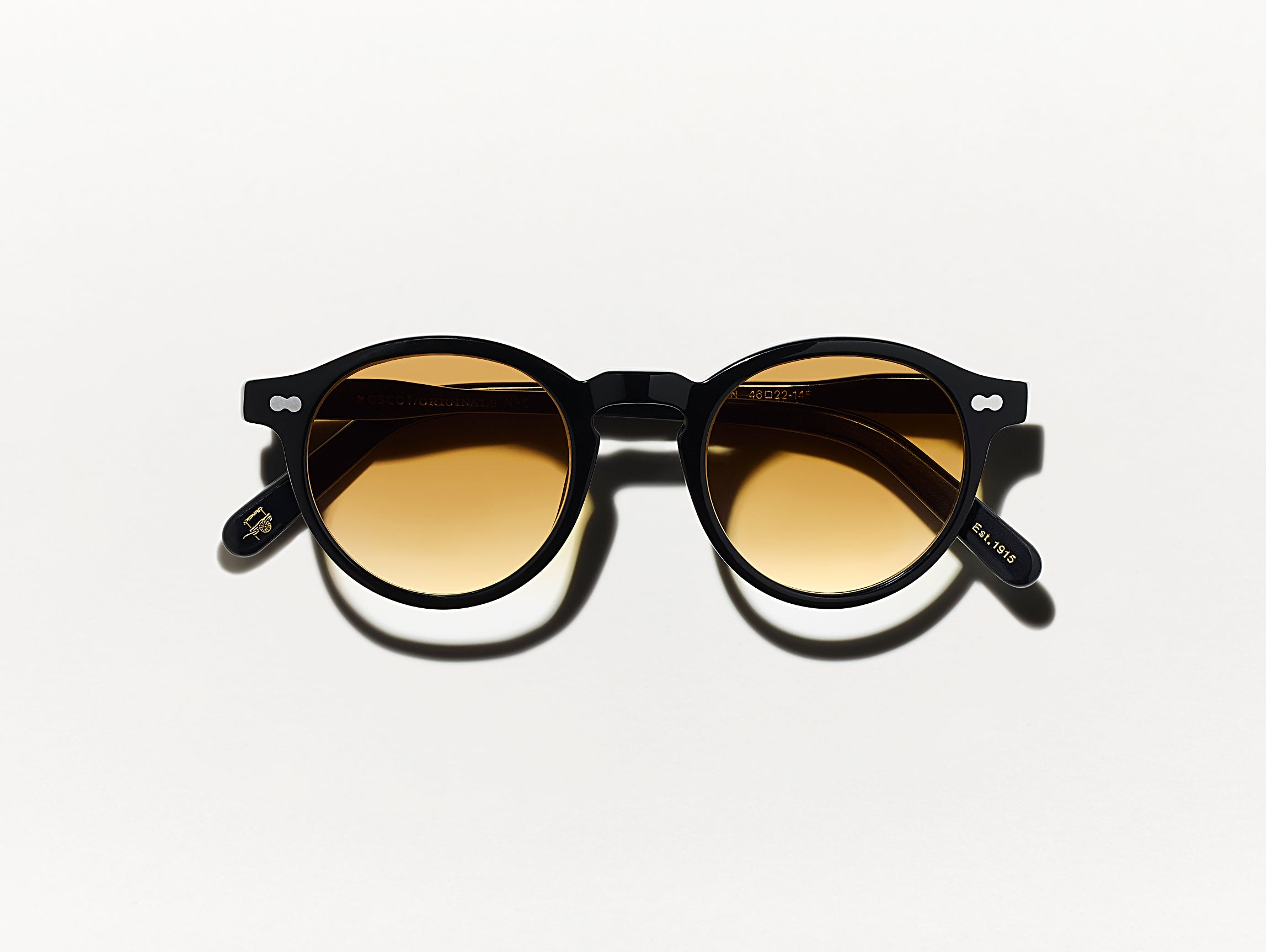 The MILTZEN Black with Chestnut Fade Tinted Lenses