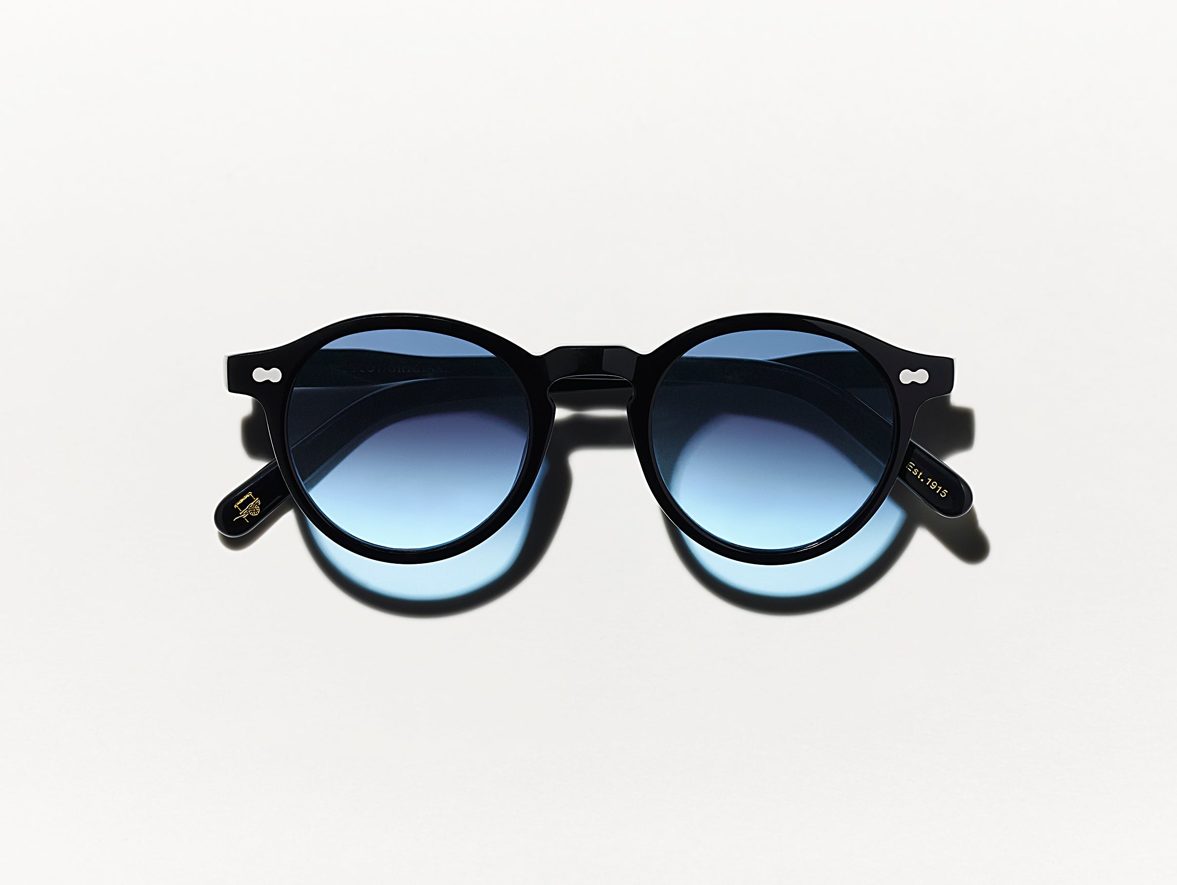 The MILTZEN Black with Denim Blue Tinted Lenses