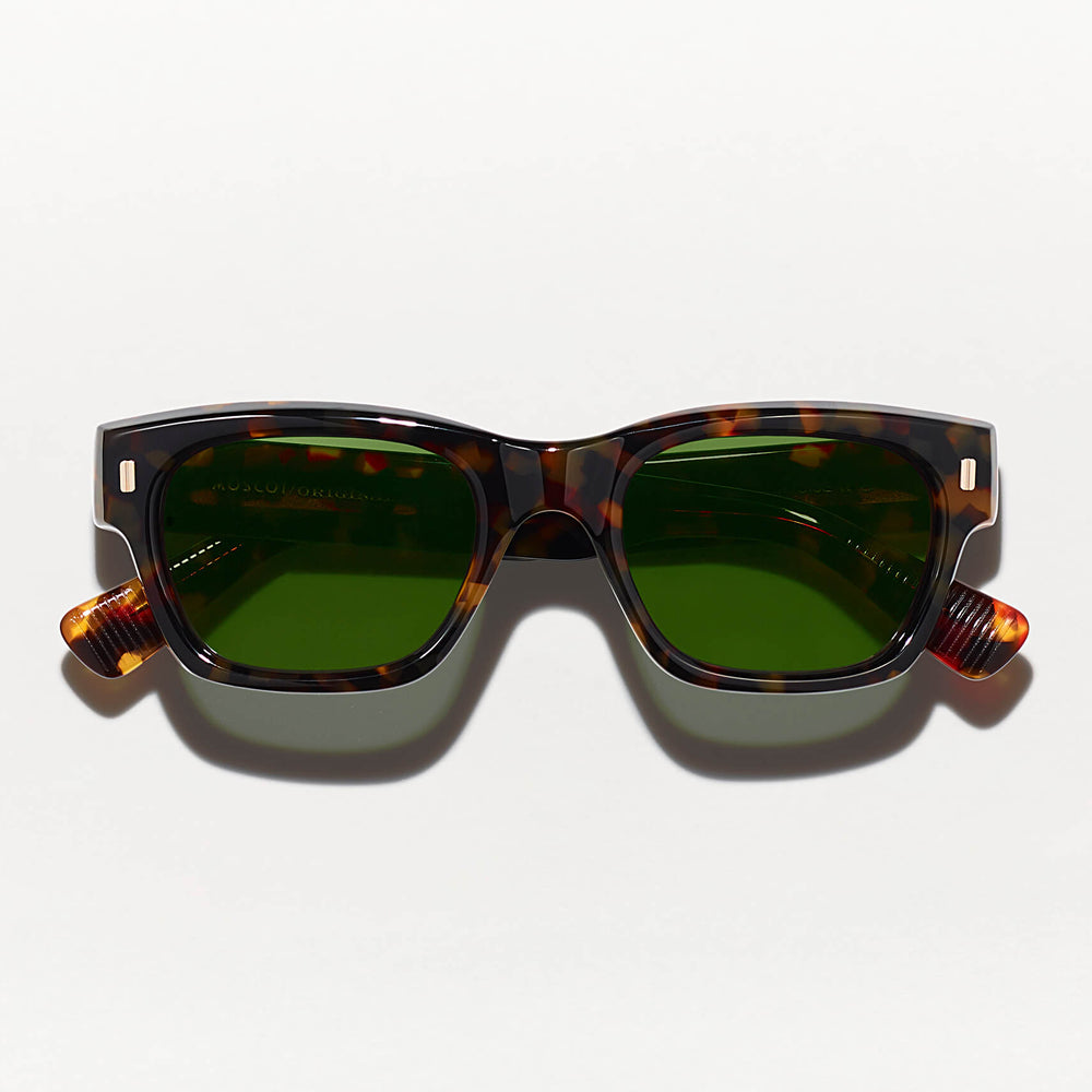 #color_tortoise | The ZOGAN SUN in Tortoise with CR-39 Green Lenses