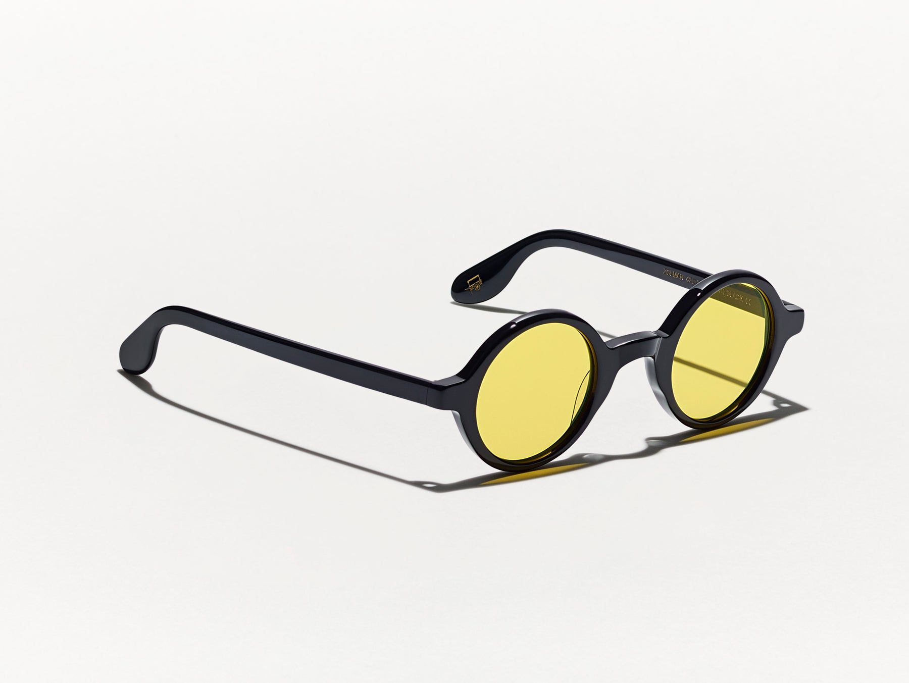The ZOLMAN in Black with Mellow Yellow Tinted Lenses The ZOLMAN in Black with Mellow Yellow Tinted Lenses
