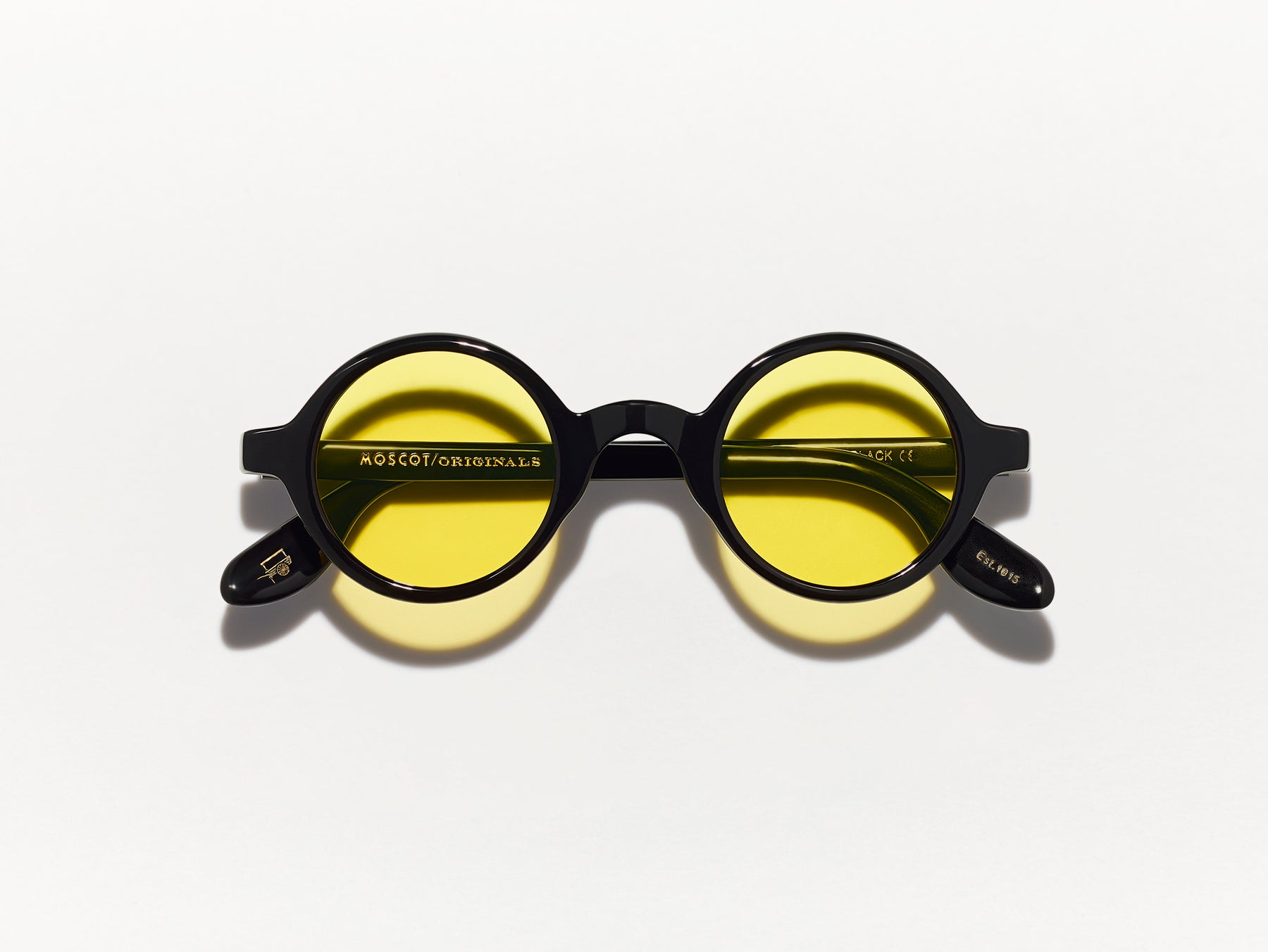 The ZOLMAN in Black with Mellow Yellow Tinted Lenses The ZOLMAN in Black with Mellow Yellow Tinted Lenses