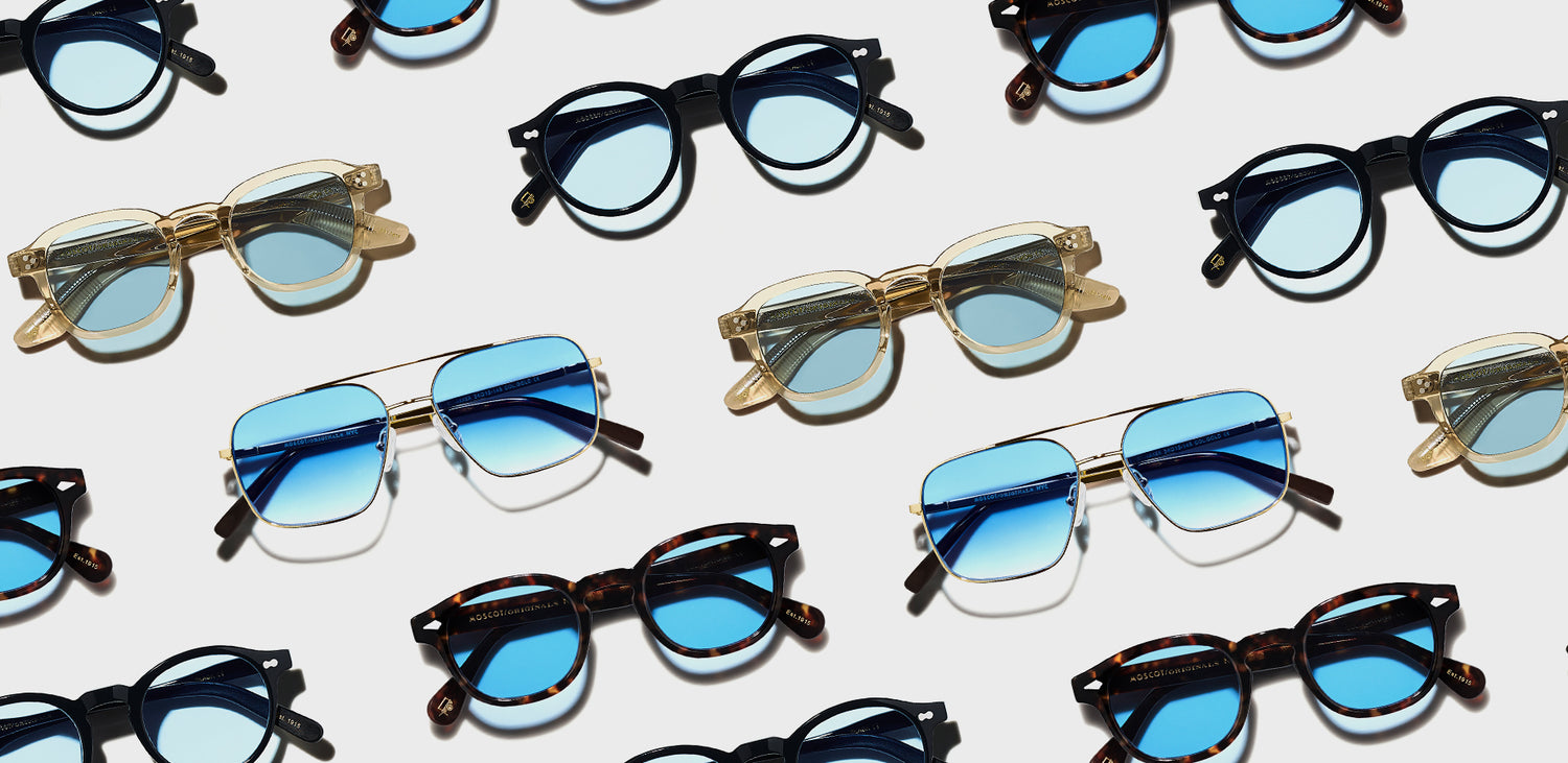 Shades of MOSCOT Blue