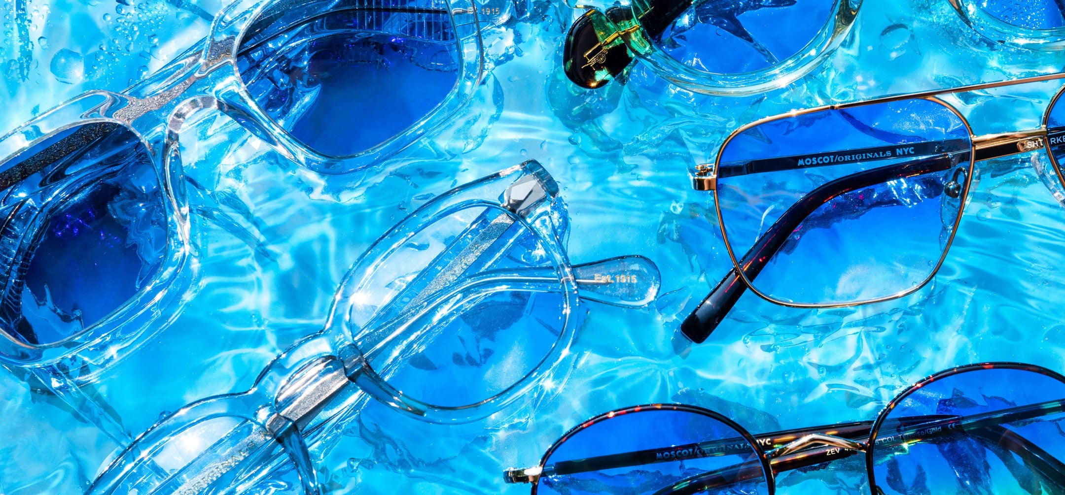 Shop blue sunglasses