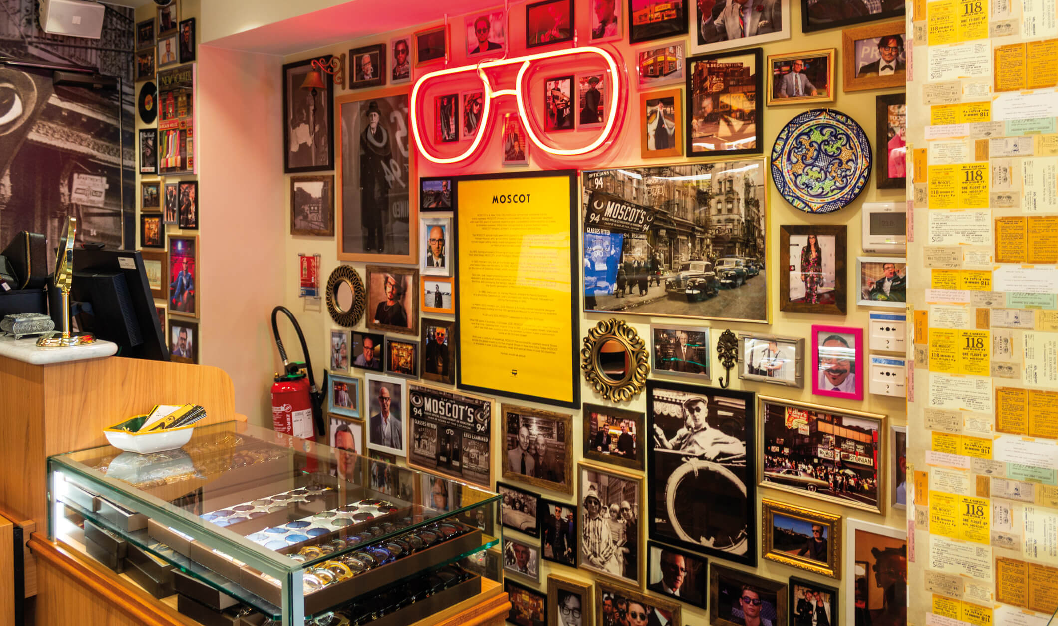 The MOSCOT Cannes Shop interior 2