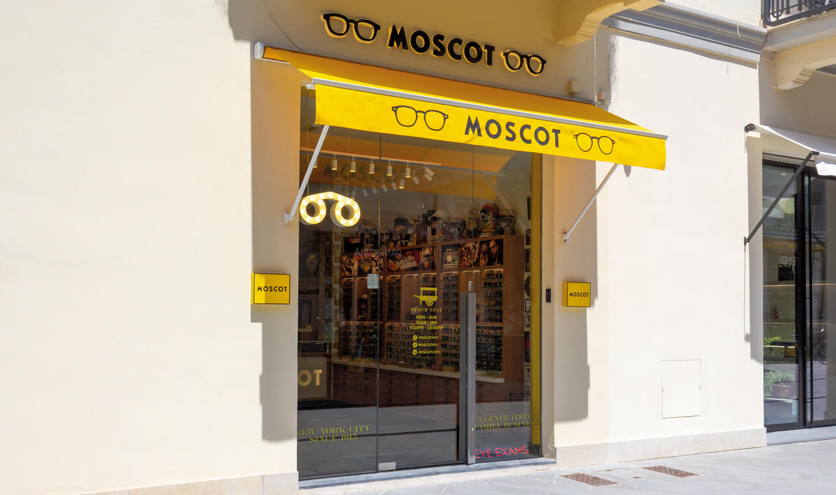 The MOSCOT Forte dei Marmi Shop exterior