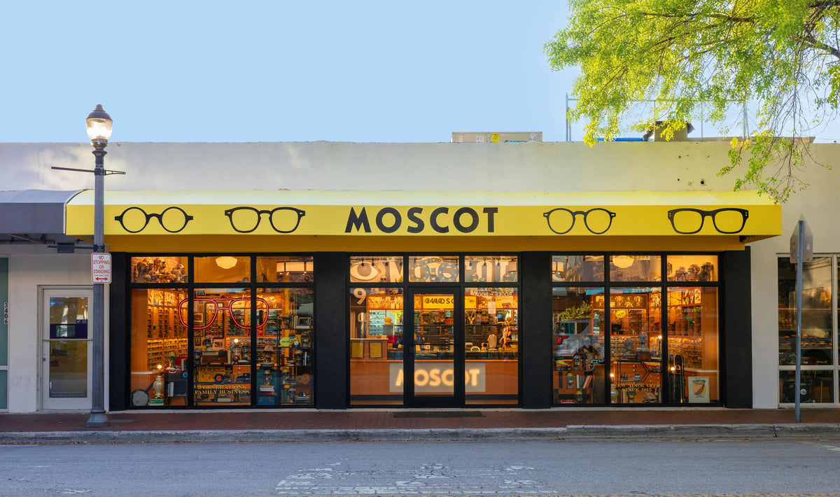 The MOSCOT Miami Shop Exterior