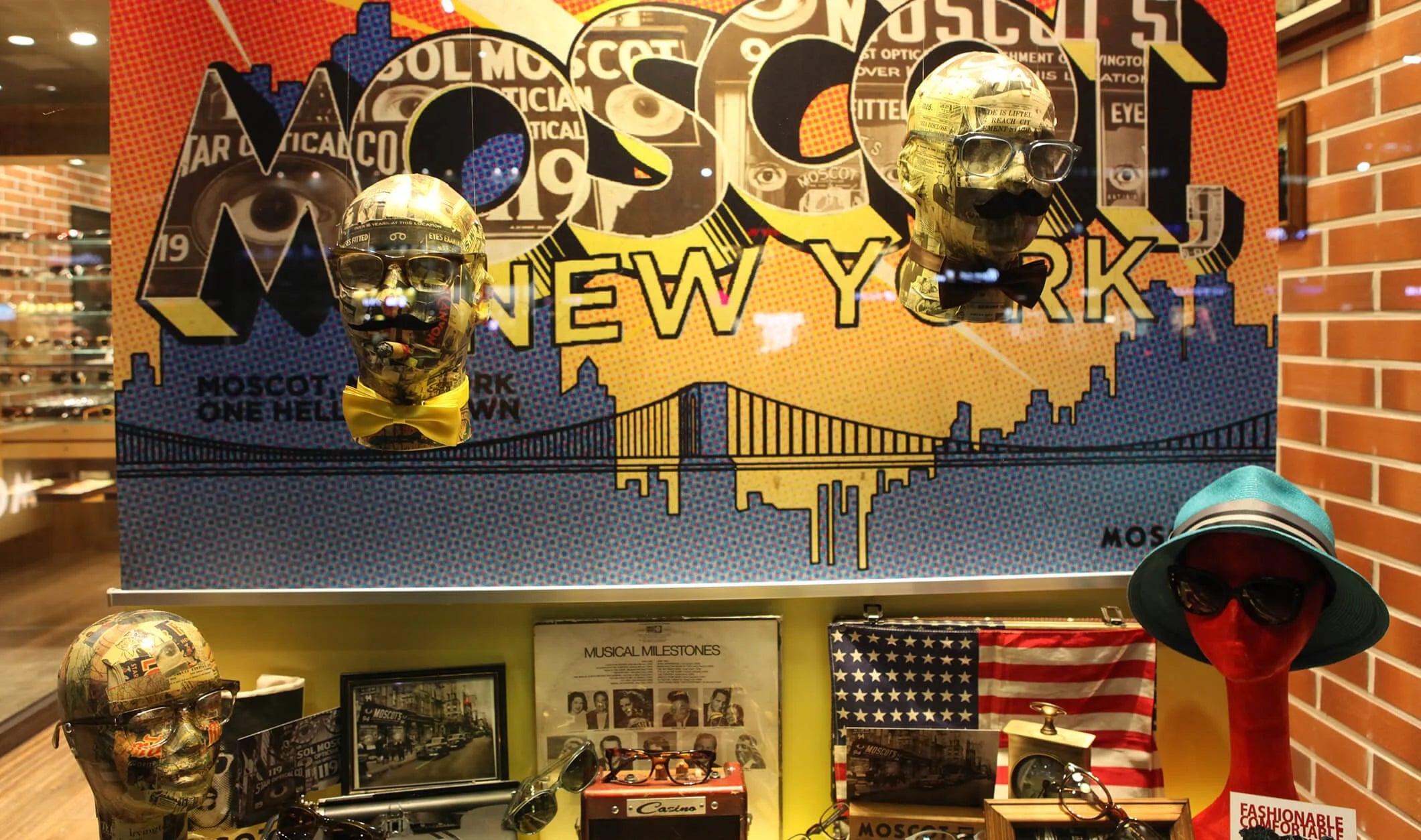 The MOSCOT Seoul Shop interior 2