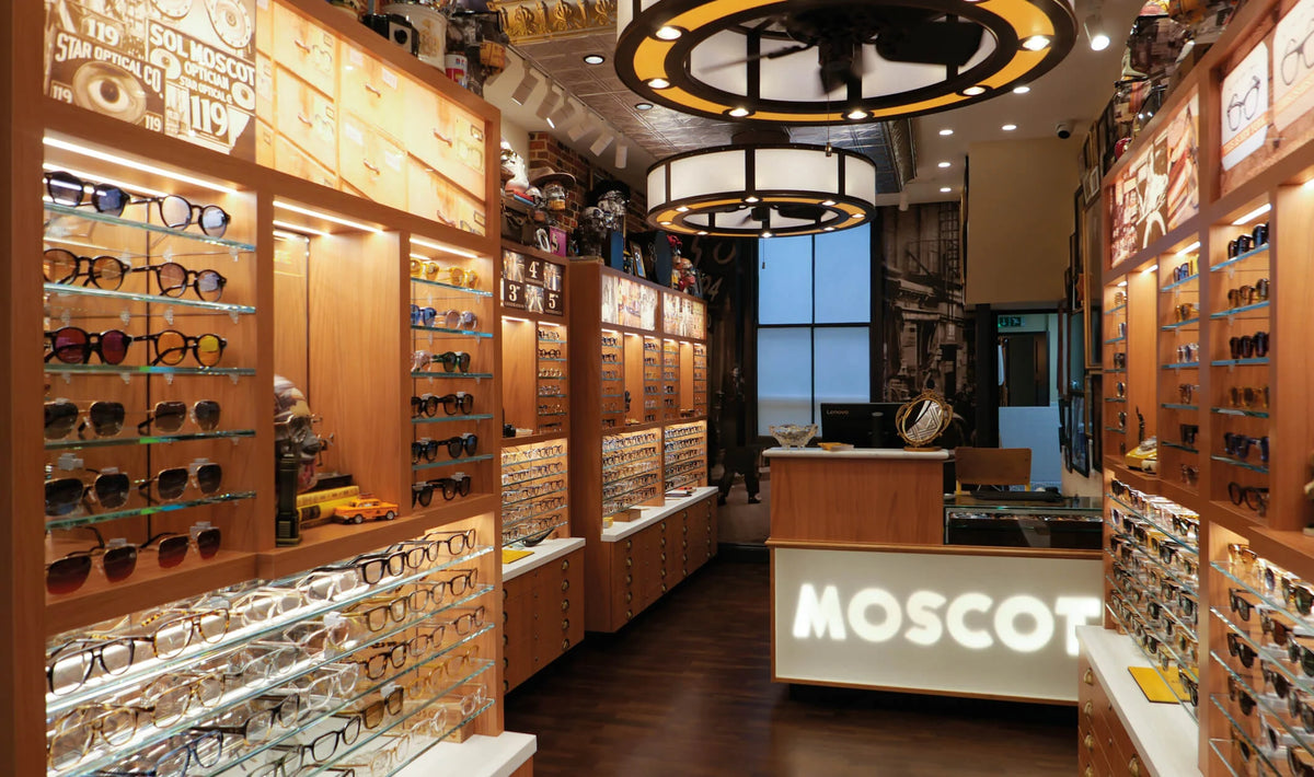 The MOSCOT Marylebone Shop interior 2