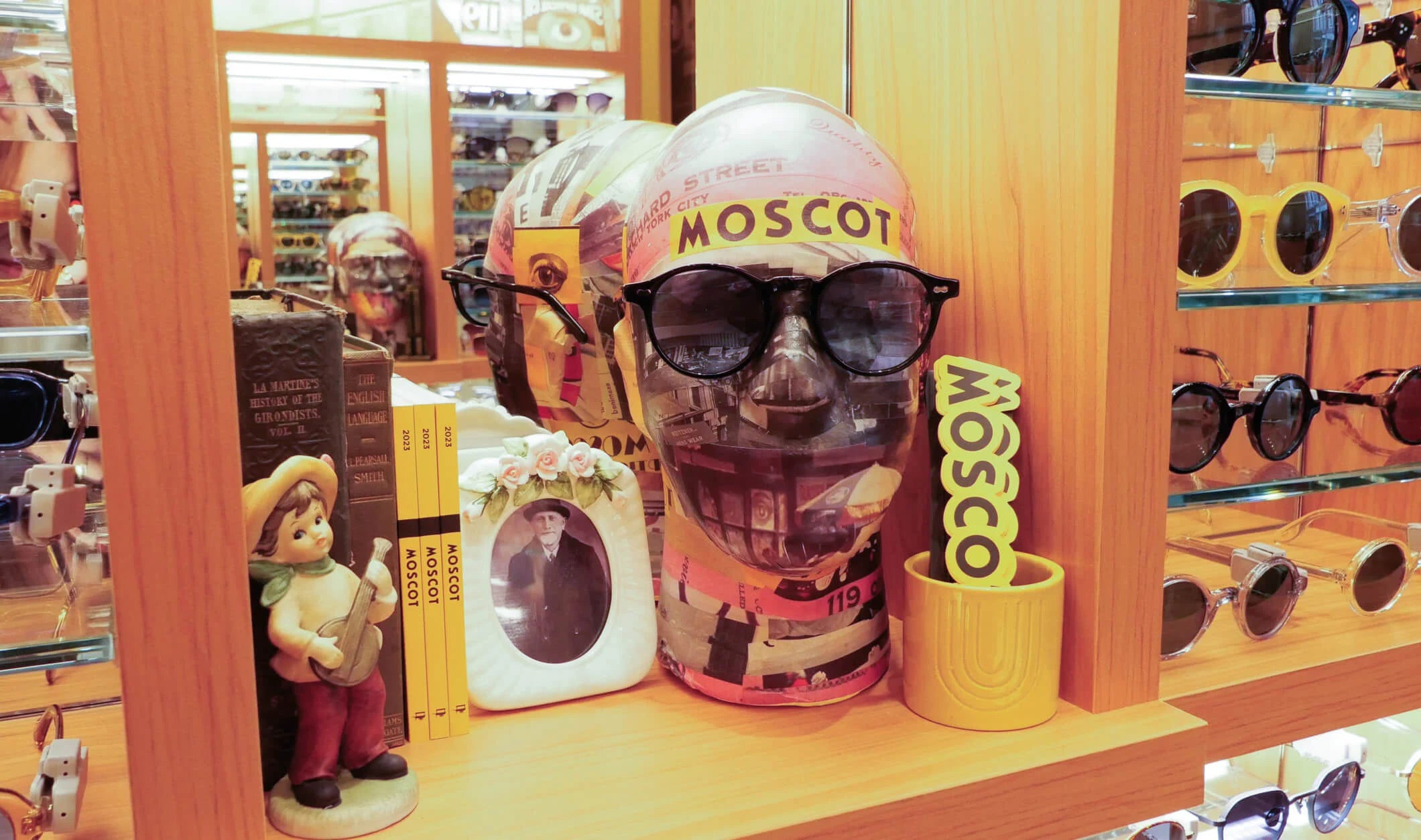 The MOSCOT Marylebone Shop interior