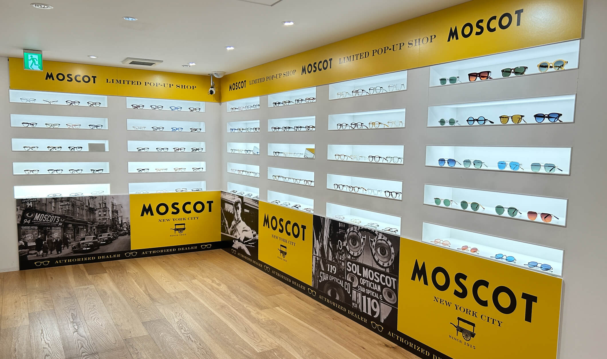 The MOSCOT Kyoto Pop-Up Interior