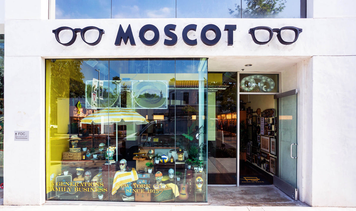 The MOSCOT Melrose Shop exterior