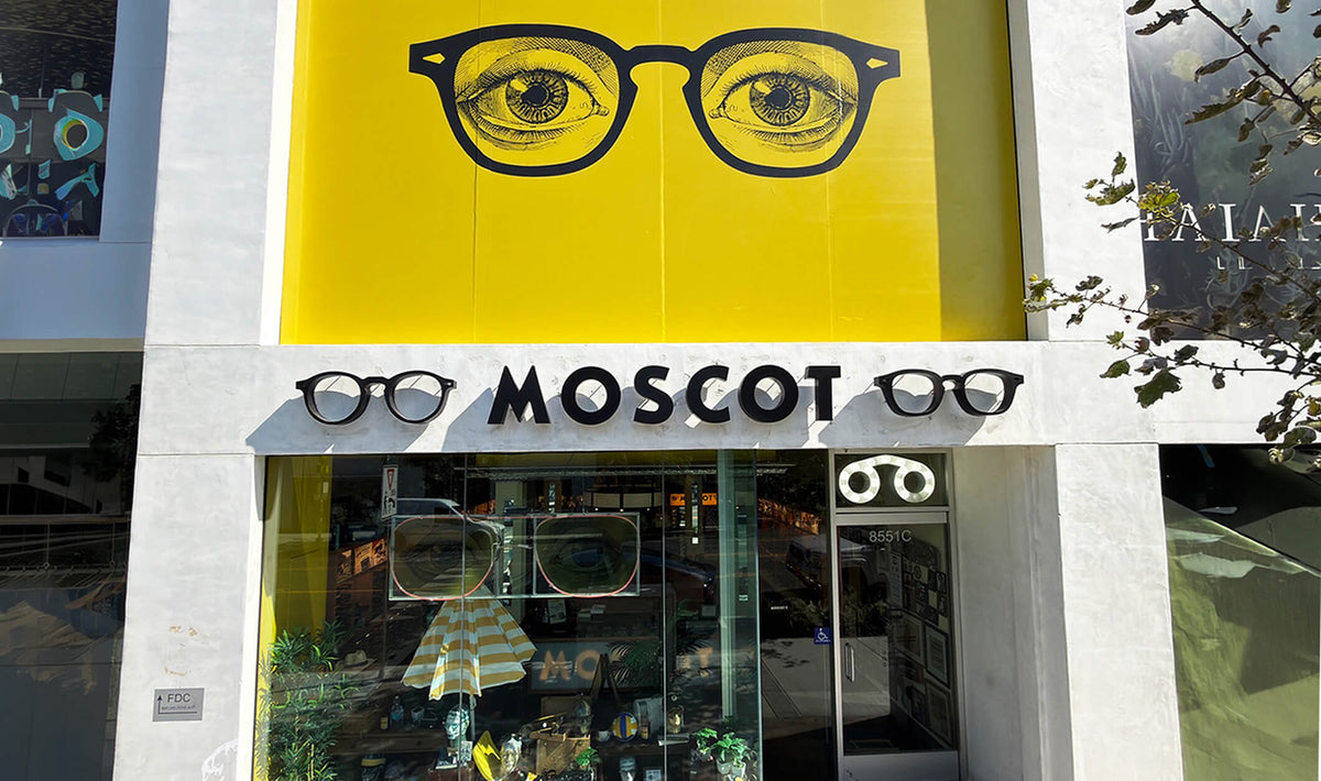 The MOSCOT Melrose Shop exterior
