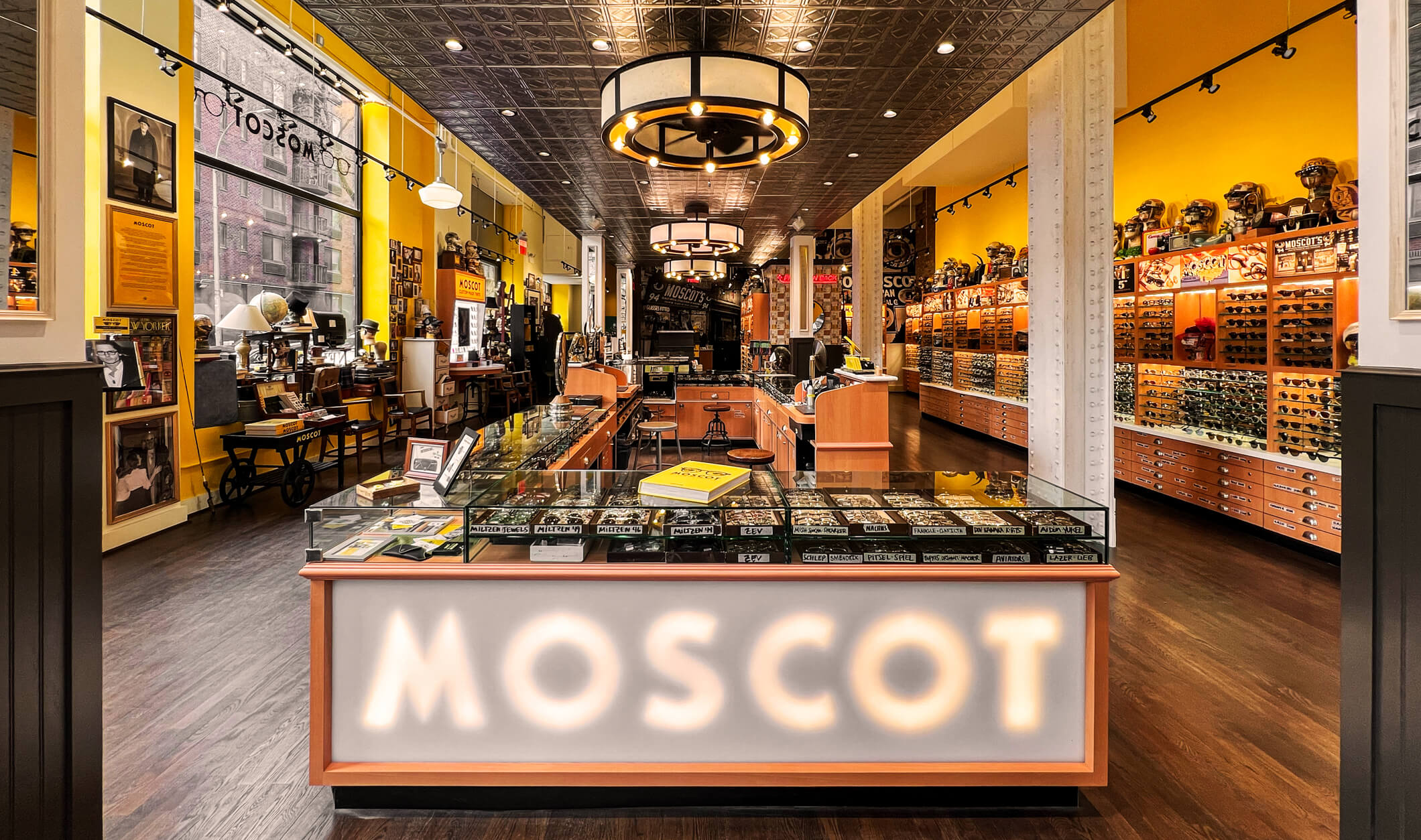The MOSCOT Union Square Shop interior 1