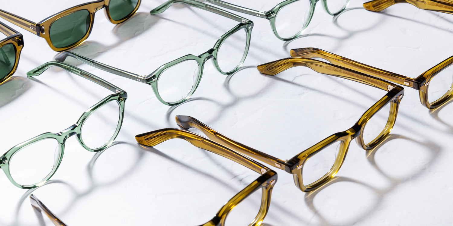 Green eyeglasees