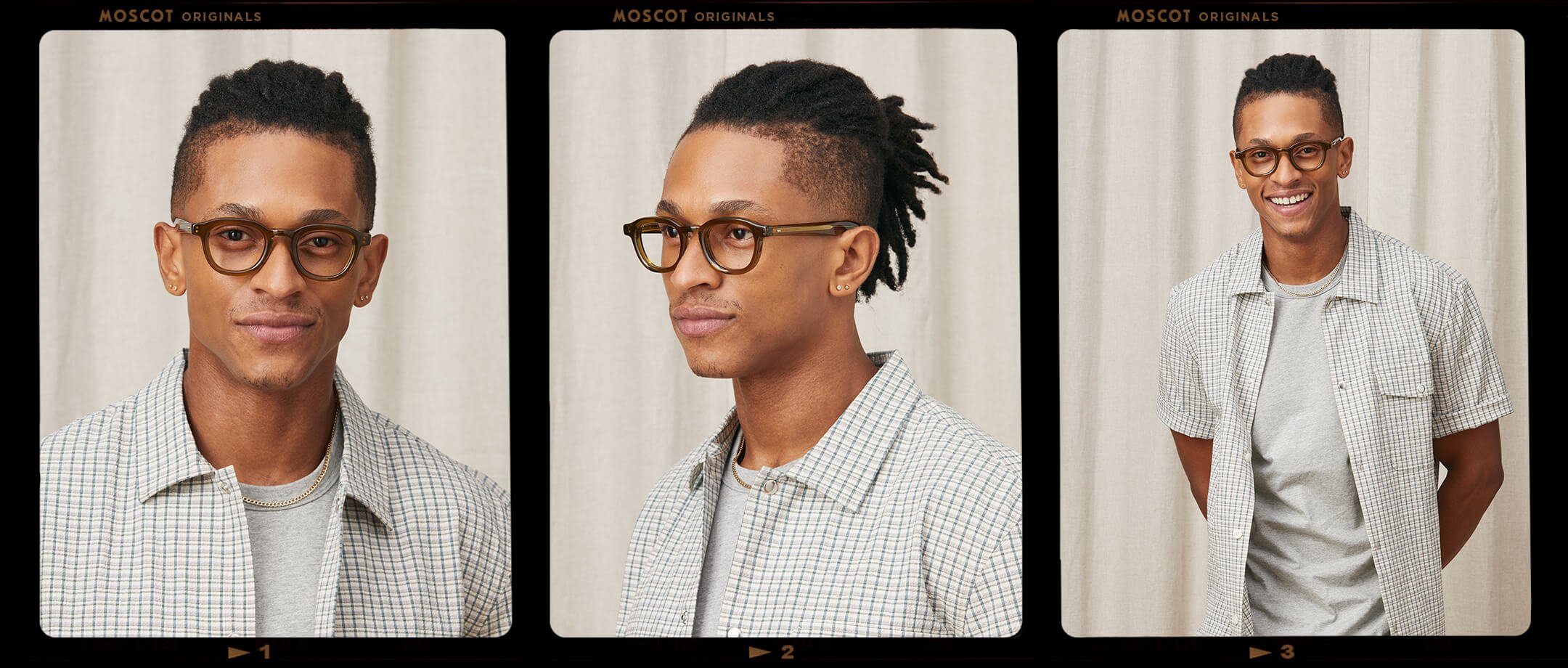 Model is wearing The DAHVEN in size 44 in Olive Brown