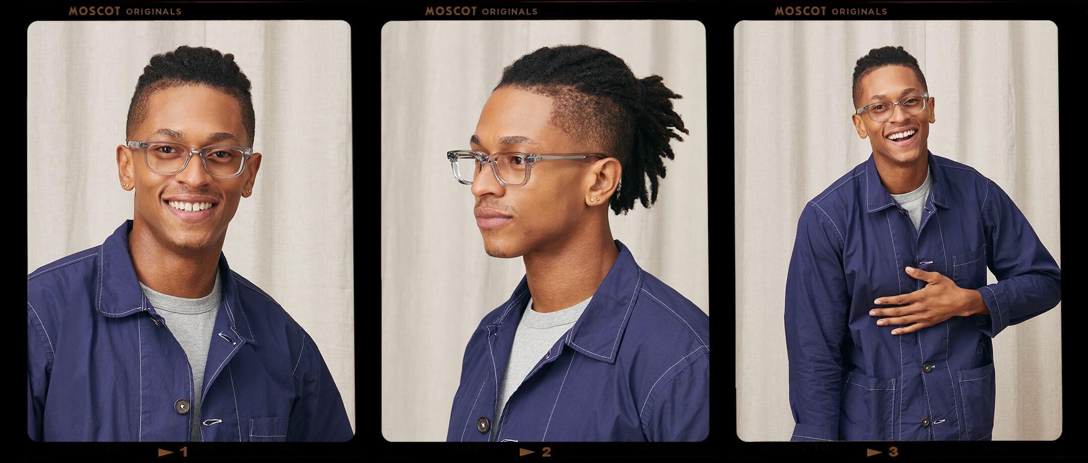 Model is wearing The KLUTZ in size 47 in Light Grey