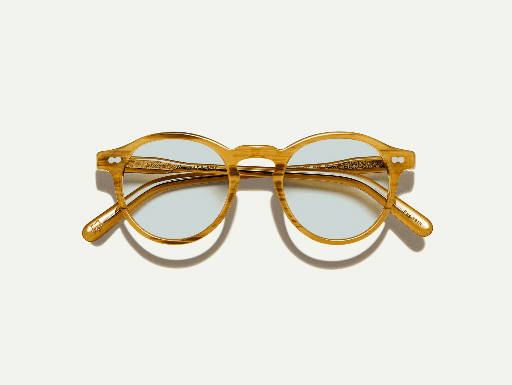 #color_blonde | The MILTZEN in Blonde with BLUE+ Lenses