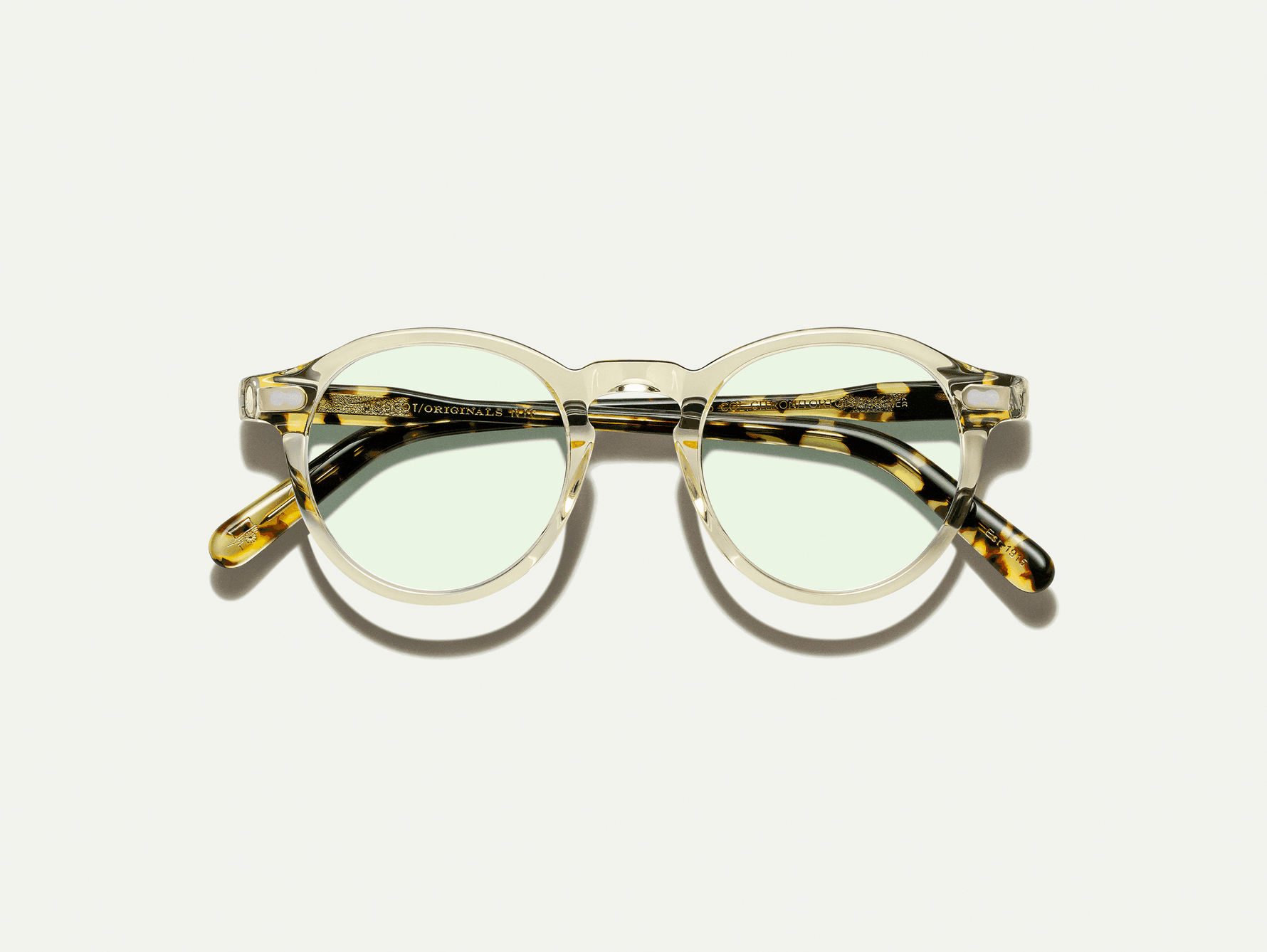 #color_citron/tortoise | The MILTZEN in Citron/Tortoise with GREEN+ Lenses