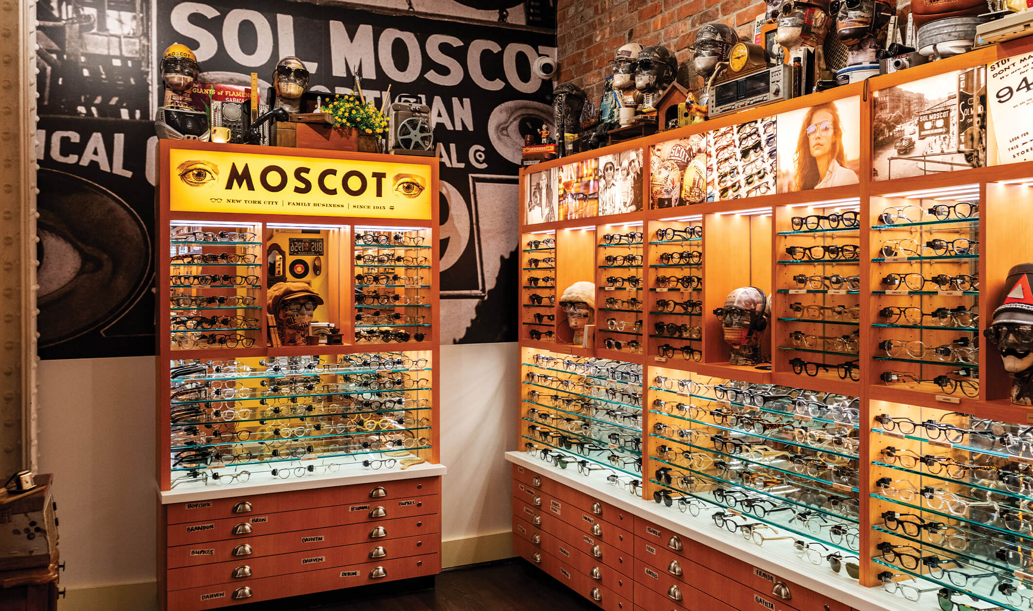 The MOSCOT Union Square Shop interior 6
