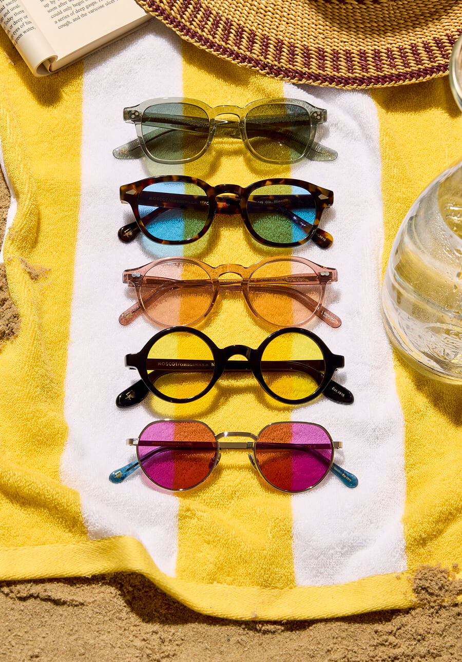 MOSCOT sunglasses and summer travel essentials