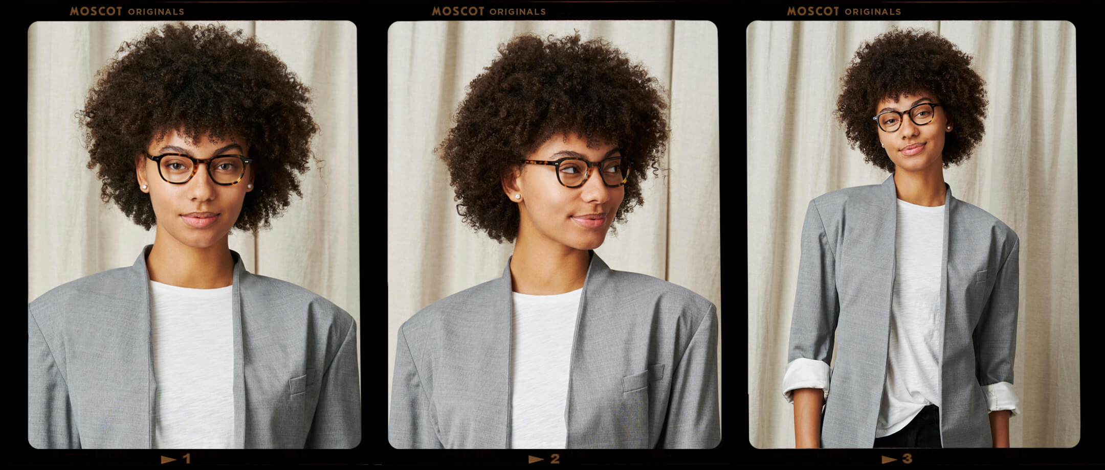 Model is wearing The BILLIK in size 47 in Classic Havana