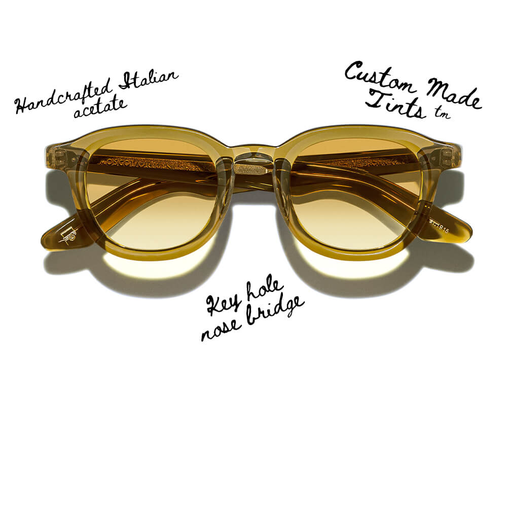 The DAHVEN: Handcrafted Italian acetate, key hole nose bridge, and custom made tints