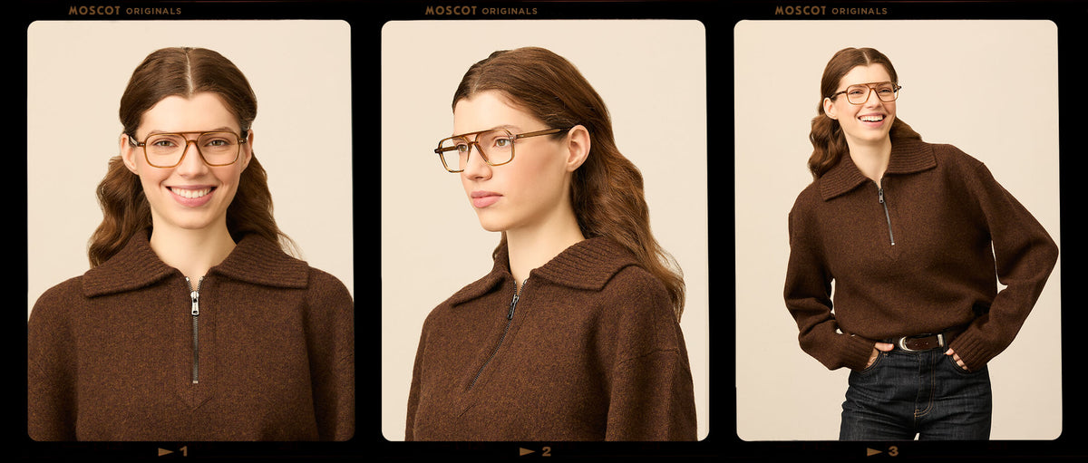 Model is wearing The MINYAN in size 54 in Cognac