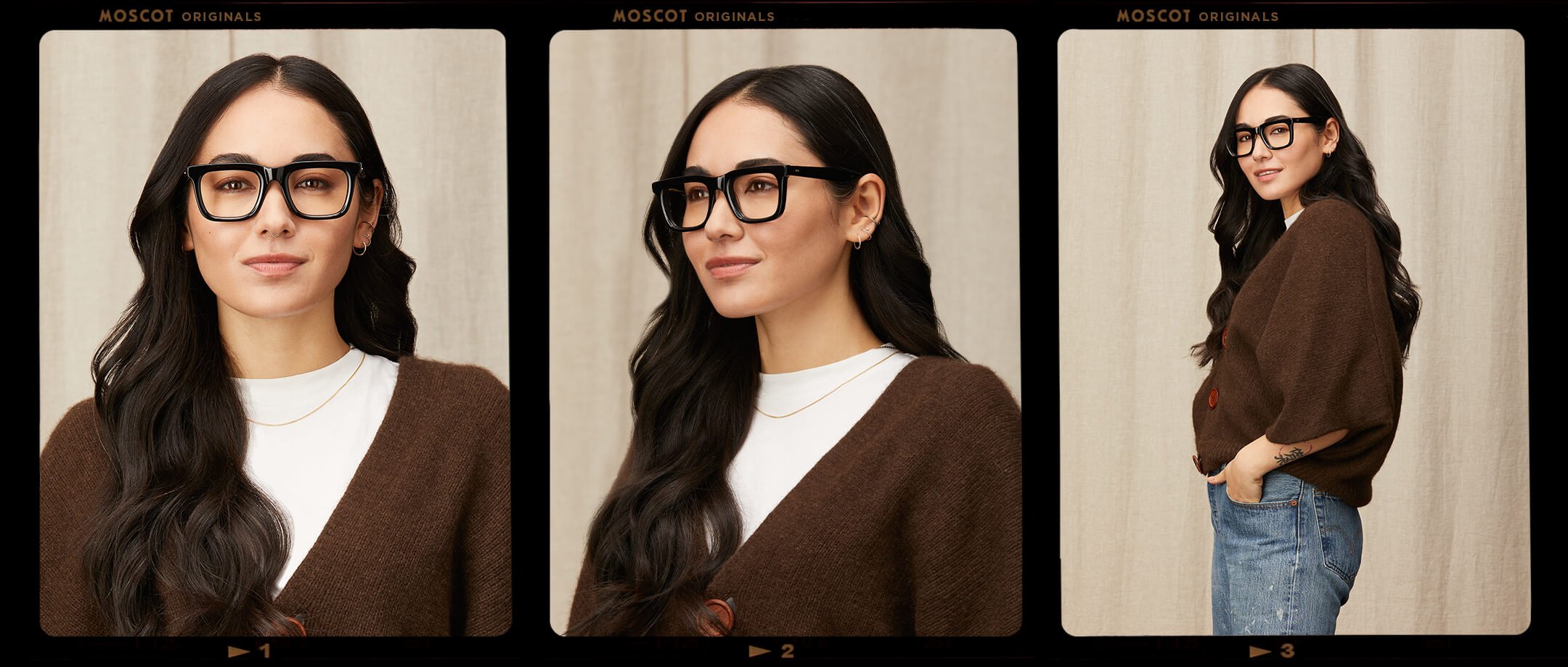 Model is wearing The RIZIK in size 49 in Black