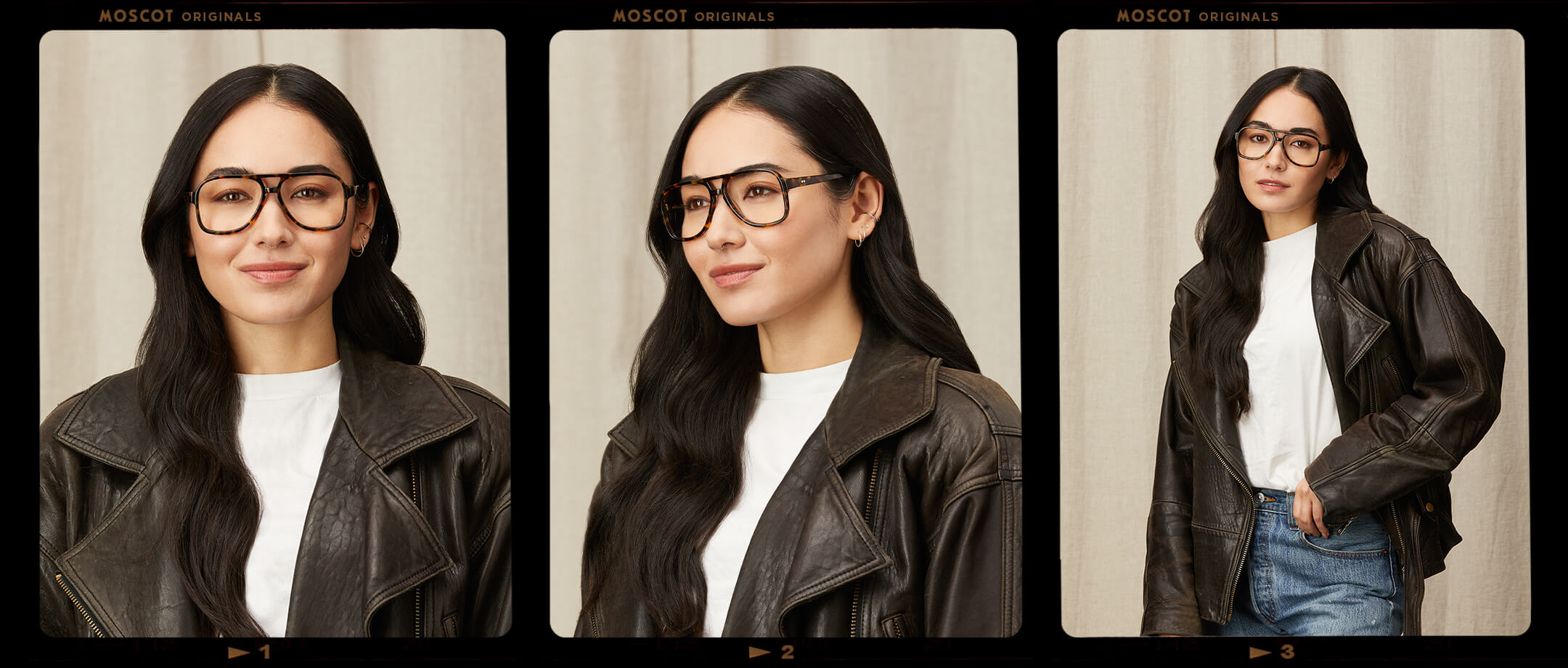 Model is wearing The SHEISTER in size 54 in Tortoise