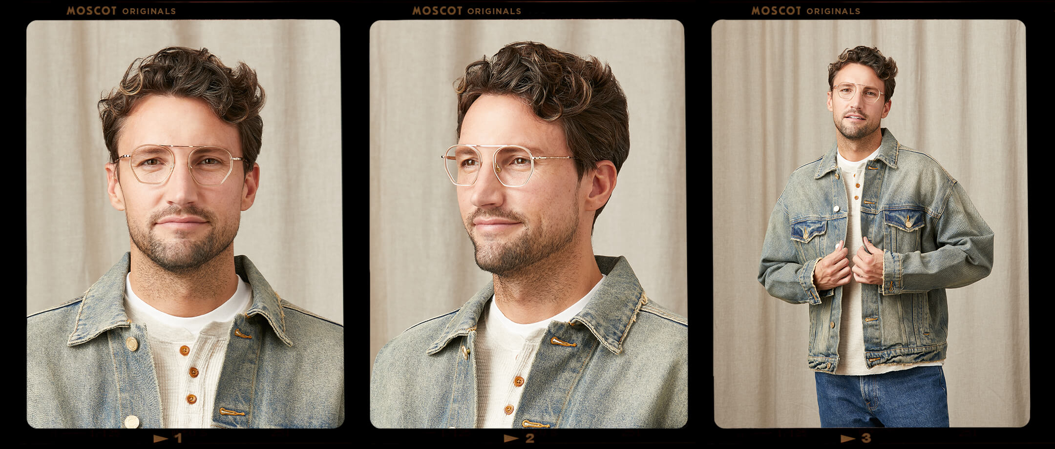 Model is wearing The KUGEL in size 49 in Cinnamon