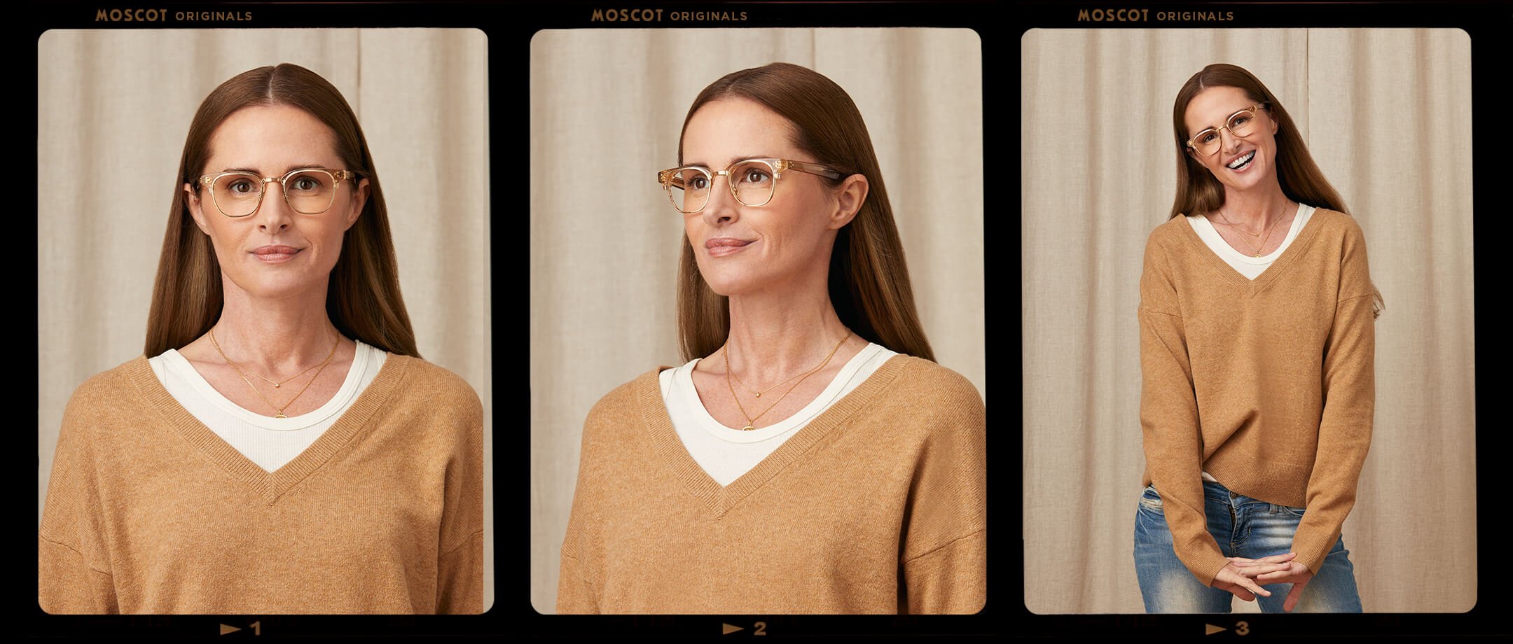 Model is wearing The TINIF in size 48 in Cinnamon/Gold