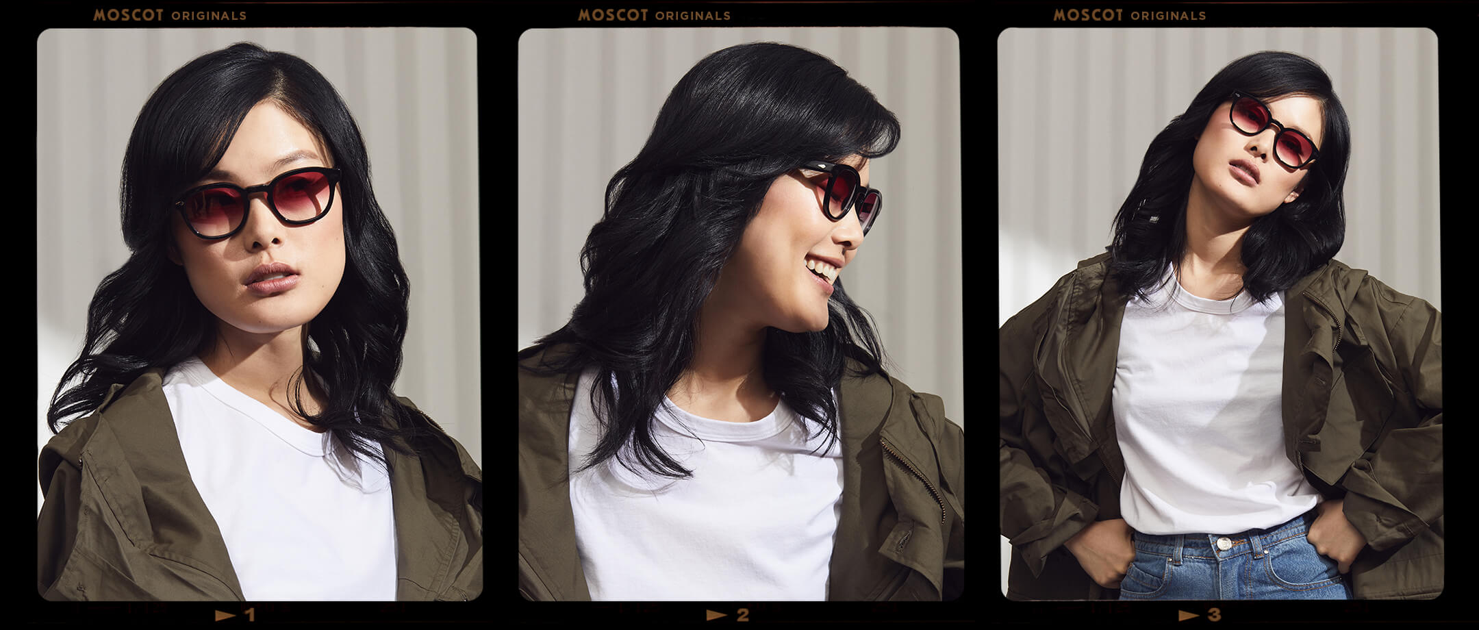 Model is wearing The LEMTOSH in Black in size 49 with Big Apple Fade Tinted Lenses