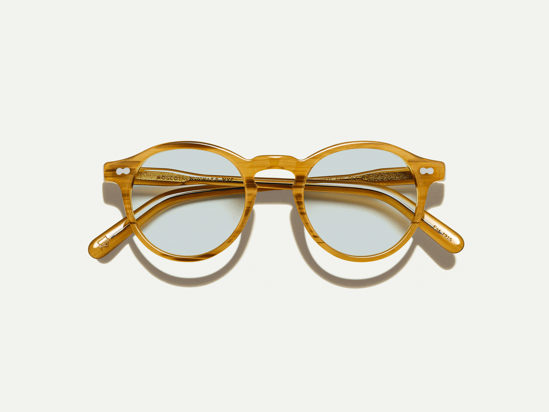 #color_blonde | The MILTZEN in Blonde with BLUE+ Lenses