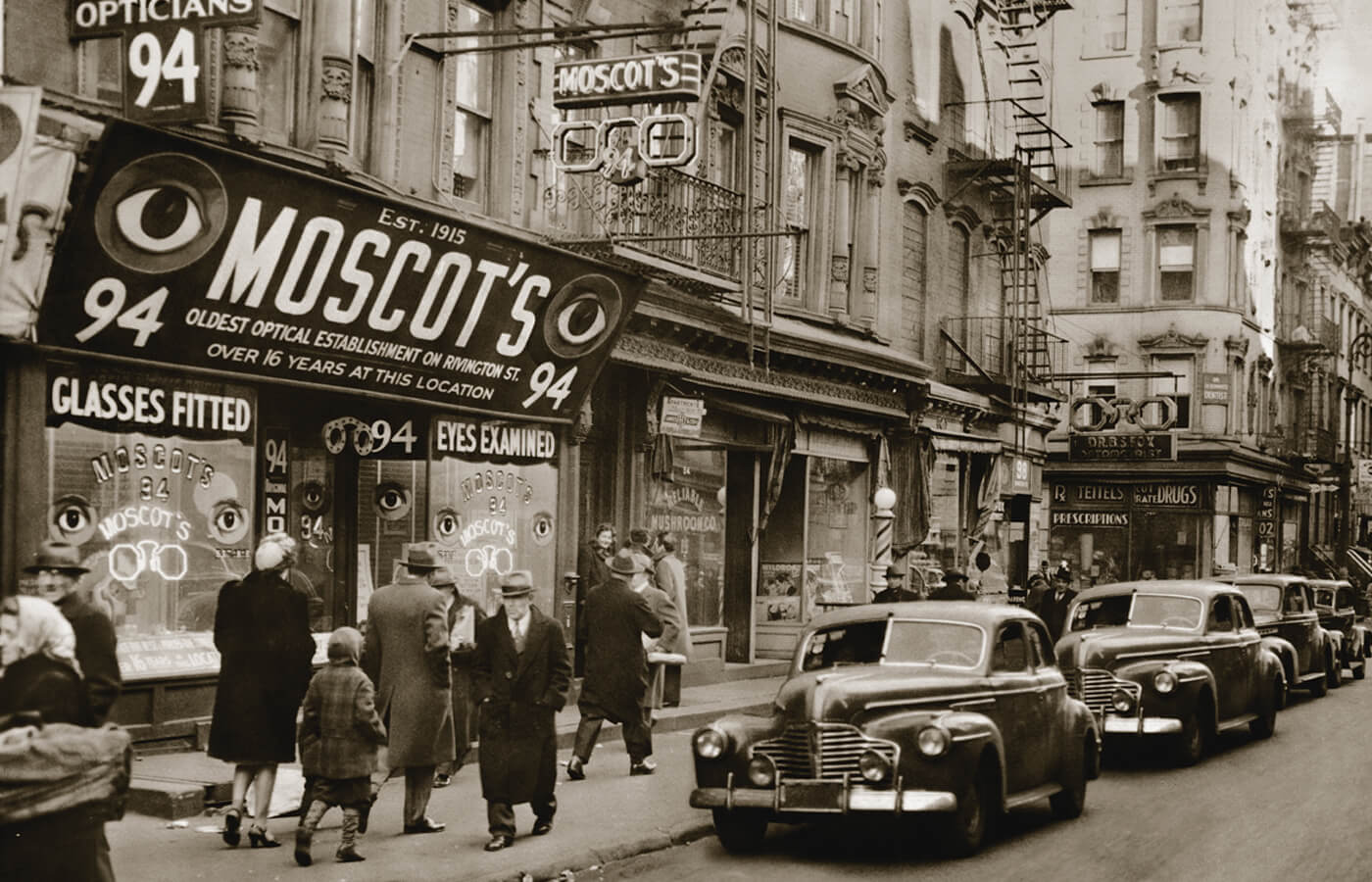 A historic image of MOSCOT at 94 Rivington