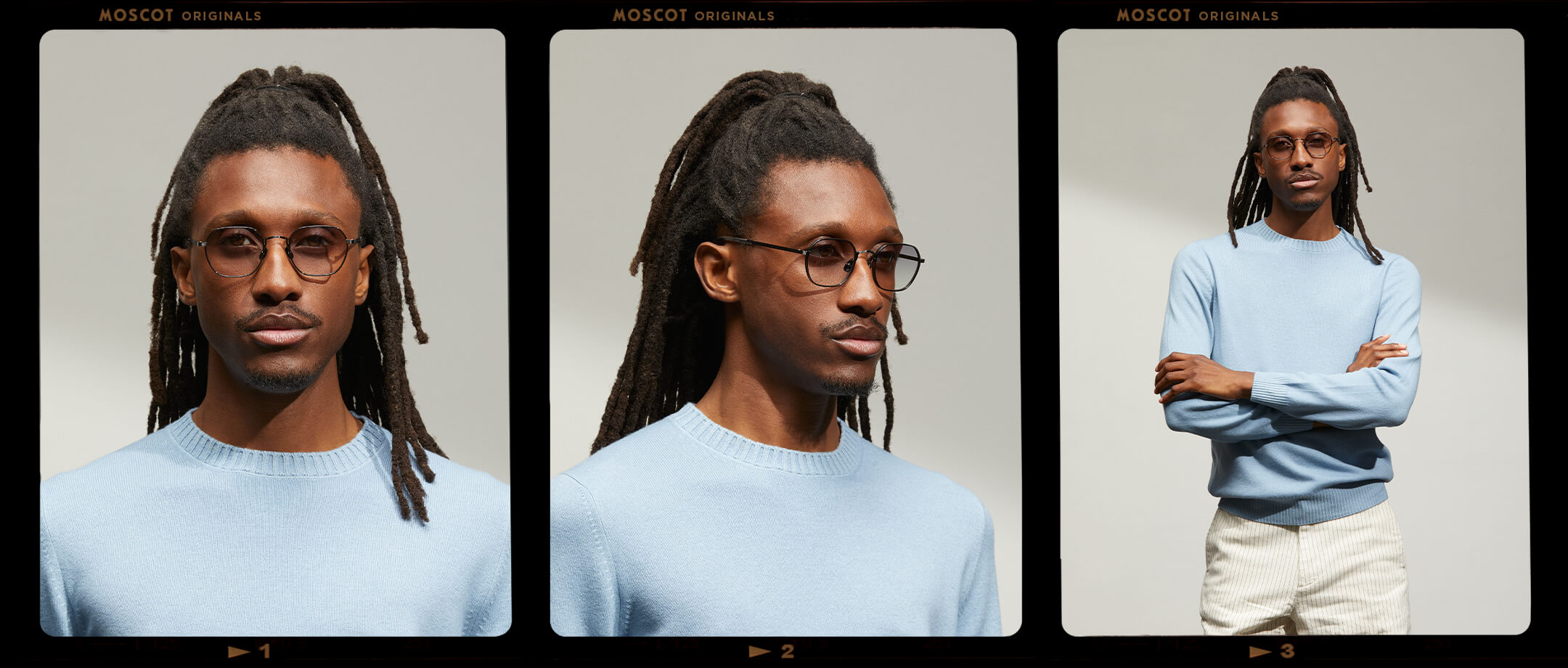 Model is wearing The UTZ SUN in size 50 in Pewter with American Grey Fade Tinted Lenses