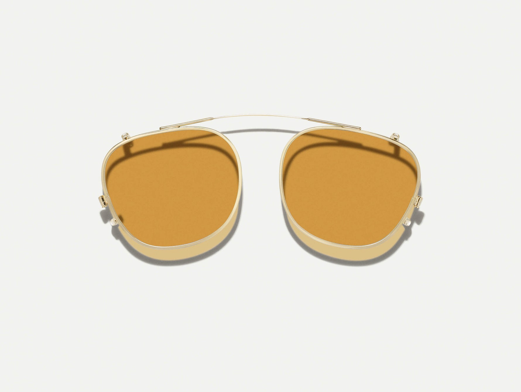 #color_amber | The ARTHUR CLIP  in Gold with Amber Tinted Lenses 