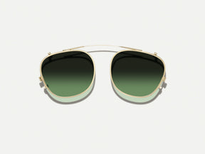 #color_forest wood | The ARTHUR CLIP  in Gold with Forest Wood Tinted Lenses 