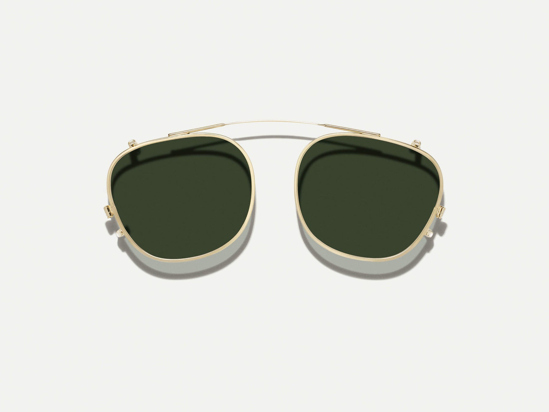 The ARTHUR CLIP  in Gold with G-15 Tinted Lenses