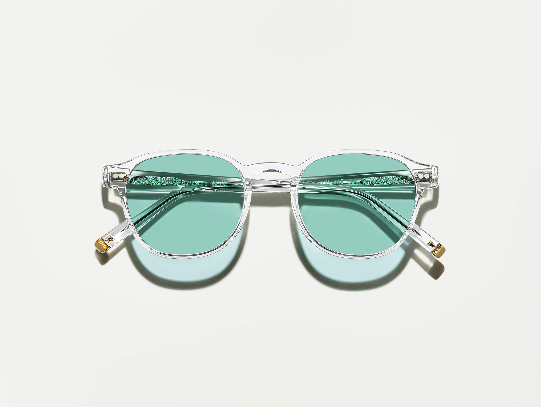The ARTHUR Crystal with Turquoise Tinted Lenses