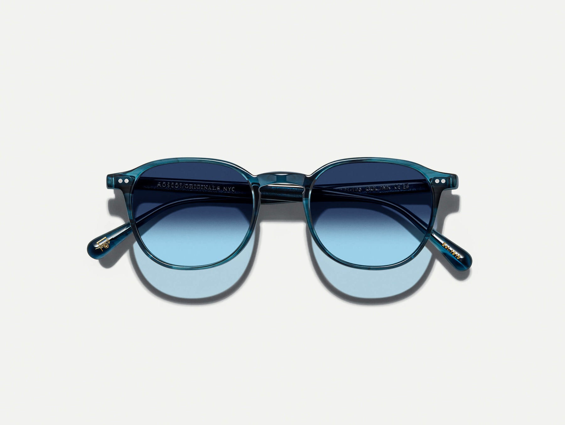 The ARTHUR in Ink with Denim Blue Tinted Lenses