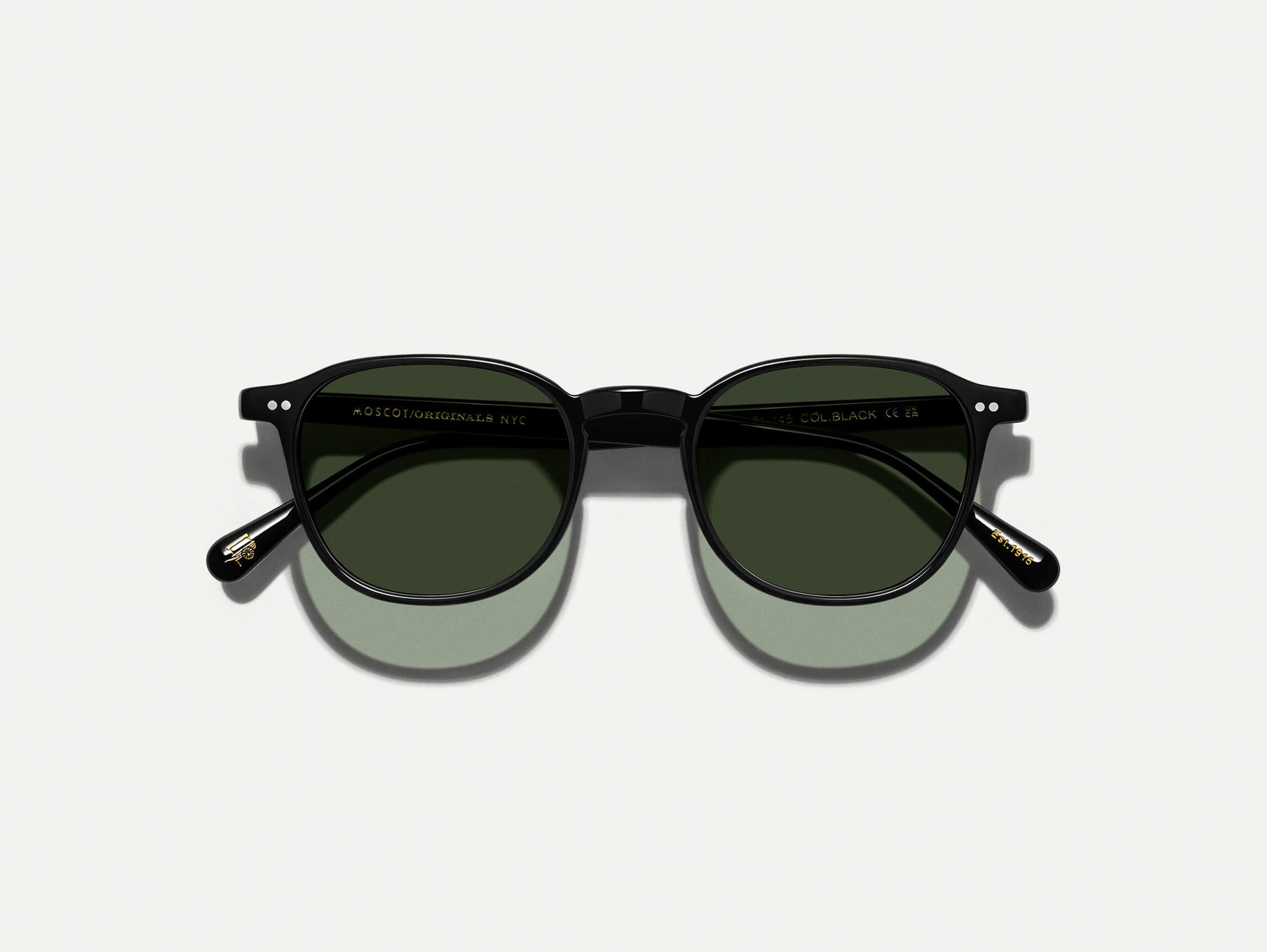 The ARTHUR SUN in Black with G-15 Tinted Lenses
