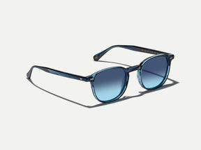 #color_ink | The ARTHUR SUN in Ink with Denim Blue Tinted Lenses