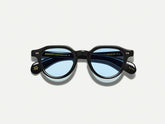 #color_black | The BAITSIM SUN in Black with Bel Air Blue Tinted Lenses