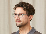 Model is wearing The BILLIK in size 47 in Light Blue