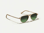 The BISHEART SUN in Cinnamon with Forest Wood Tinted Lenses