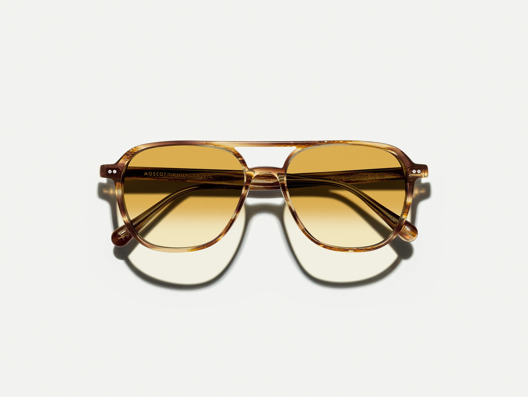 The BJORN SUN in Bamboo with Chestnut Fade Tinted Lenses