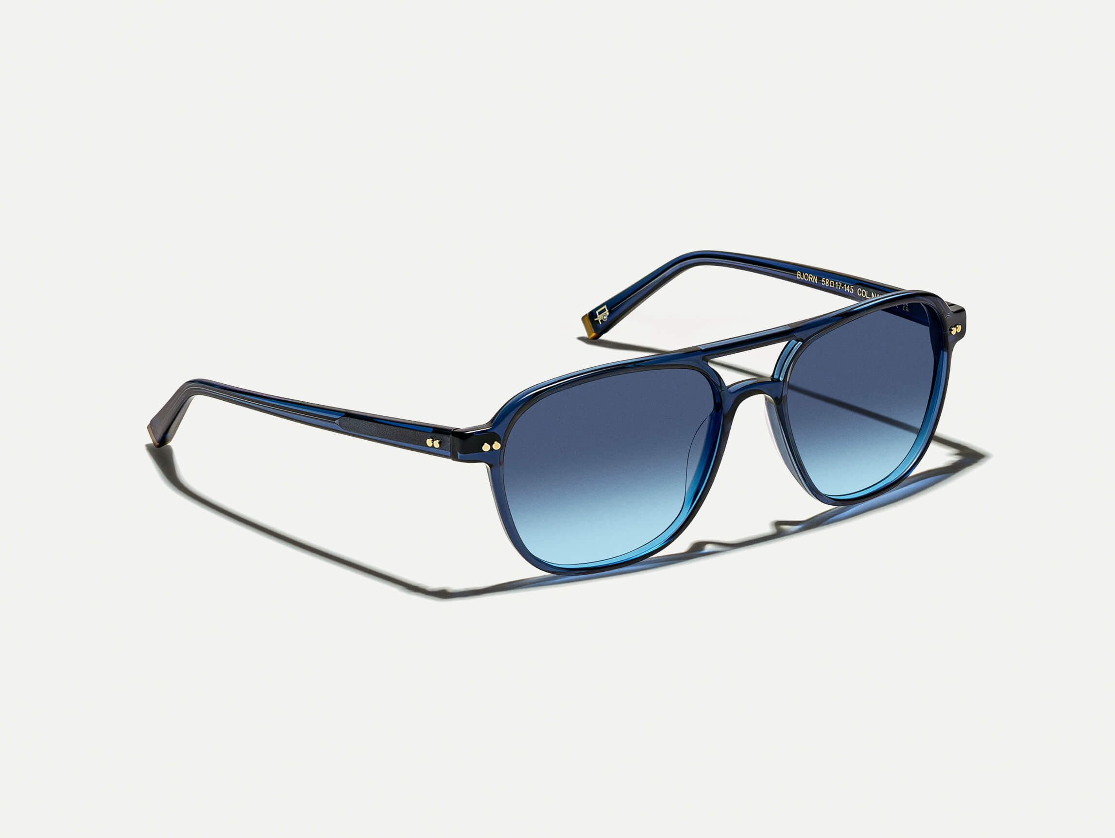 The BJORN SUN in Navy with Denim Blue Tinted Lenses